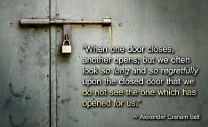 WP door closes quote